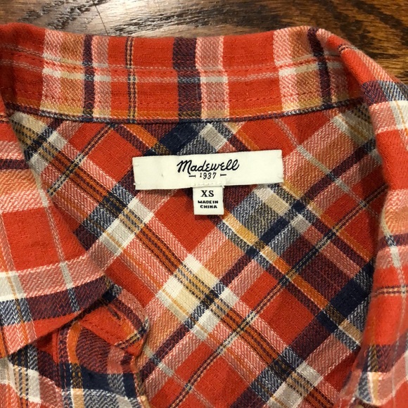 Madewell Plaid Shirt - Picture 3 of 3